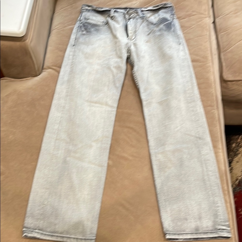 Armani Exchange Blue Relaxed Jeans